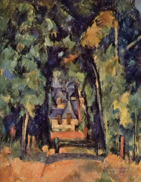 Bosque Painting - El callejón de Chantilly 2 Bosque de Paul Cezanne